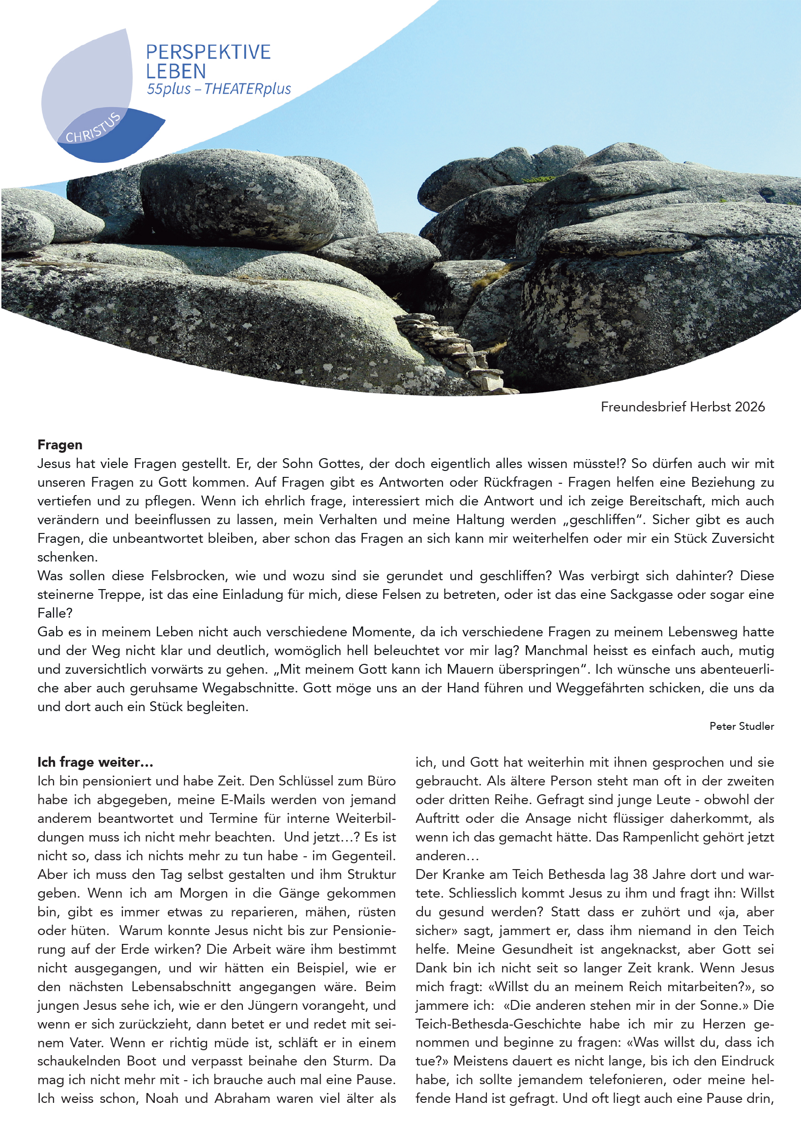 Freudesbrief Seite 1